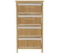Armoire à tiroirs DKD Home Decor naturelle en bambou bois de paulonia 42 x 32 x 81 cm