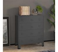 Vidaxl Armoire À Tiroirs Industrielle Anthracite 78x40x93 Cm Métal