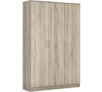 Armoire à trois portes REY en chêne Sonoma - 120 x 180 x 50 cm