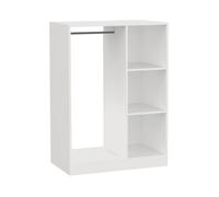 Armoire à vêtements à 3 compartiments 78x48x109cm 7house