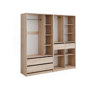 Vicco Armoire à vêtements Elmo, Sonoma, 200x200cm