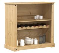 Armoire à vin Corona 107,5x51x105,5 cm bois de pin massif vidaXL