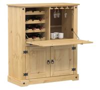Armoire à vin Corona 97x45x114 cm bois de pin massif