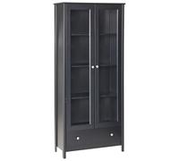 Armoire à Vitrine Décorative en Bois d'Ingénierie Buffet Meubles de Salle à Mang