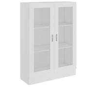 Armoire à vitrine - OMABETA - M09458 - Blanc - Aggloméré - 82,5x30,5x115 cm