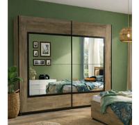 Armoire adulte en bois avec portes coulissantes PIERRE