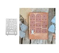 Armoire animaux mignons Matrices de Coupe en Métal, Matrices de découpe pour scrapbooking, Album Photo Bricolage Papier Carte Art Craft Decor
