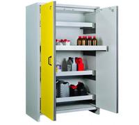 Armoire anti-feu 2 portes/4 tiroirs F90 avec serrure - Pour produits inflammables - CEMO - 10631