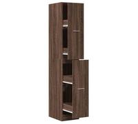 Armoire apothicaire - mango - Chêne marron - 30x41x174,5 cm - bois ingénierie M1974