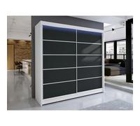 Armoire - Armoire Atlanta 153 217055 - Blanc - 180x215x58cm