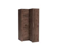 Armoire - Armoire d'angle Stanton C110 86345 - Mobilier1.fr - Chêne sombre - Dark ash - Avec des charnières