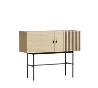 Woud Table d'appoint Array. 120 cm chêne pigmenté blanc