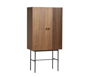 Armoire Array Placage de Noyer/Noir Petit