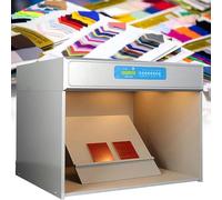 Armoire assortie de couleur avec 6 sources de lumière, boîte à lumière de couleur de laboratoire pour impression textile et matériaux de teinture