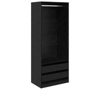Armoire Autonome Noir Dab 80 x 50 x 200 cm Bois