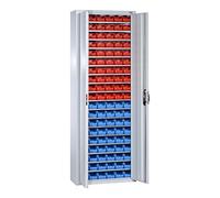 Armoire avec 114 bacs de rangement ouverts STIER, HxLxP 1 980x700x300 mm