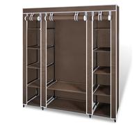 Armoire Avec Compartiments Et Tiges 45 X 150 X 176 Cm Marron - Vidaxl Marron