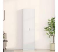 Armoire avec étagère blanche 55 x 25 x 189 cm en bois d'ingénierie, armoires et rangements, armoires et armoires