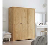 vidaXL Armoire à vêtements 355060 – Meuble de rangement blanc et marron