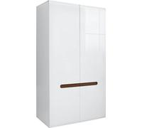 Armoire Azteca Trio 105 cm blanc brillant