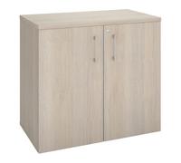Armoire basse bois ECLA H 73 x L 80 cm décor chêne gris - Armoires bois - Bruneau