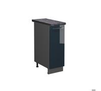 Armoire basse de pharmacie Fame-Line, 30cm , PT Anthracite, Bleu foncé brillant, Anthracite, Vicco