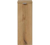 Armoire basse de salle de bain 'Skelbolu' Armoire latérale suspendue avec porte et étagère 20 x 60 x 40 cm Chêne