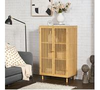 Armoire basse Grong bambou 110 x 66 x 40 cm naturel