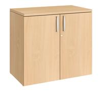 Armoire basse portes battantes Excellens / Arko H 73 x L 80 cm hêtre - Armoires bois - Bruneau