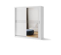Armoire blanche design et robuste 203 cm - IDEA
