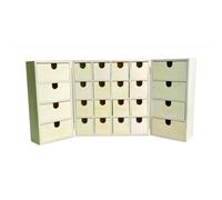 Artemio Calendrier de l'Avent 14002225 à décorer Triptique bois 55 x 6,5 x 28 cm