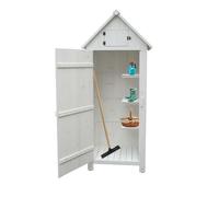 Habrita Armoire cabine de rangement arm0805w 0,41 m² blanc