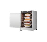 Armoire Chauffante 5 Niveaux Porte Simple Restaurant Cantine en Acier Inoxydable