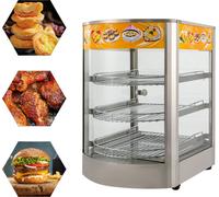 Armoire chauffante commerciale pour aliments, armoire chauffante de comptoir, armoire chauffante électrique pour aliments à 3 niveaux, vitrine alimentaire