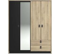Armoire Chene 4 portes 2 tiroirs 162 52 1 199 2 cm