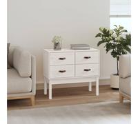 Armoire Console 90x40x78cm Bois de Pin Solide Rangement Salle de Séjour vidaXL