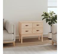 Armoire Console 90x40x78cm Bois de Pin Solide Rangement Salle de Séjour vidaXL