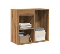 Armoire Cosmétique Chêne Fumé 80x40x75 cm Bois d'Ingénierie Dressing vidaXL