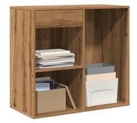 Vidaxl Armoire Cosmétique Chêne Artisanal 80x40x75cm Bois D'ingénierie Marron