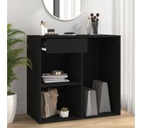 Armoire Cosmétique Chêne Fumé 80x40x75 cm Bois d'Ingénierie Dressing vidaXL