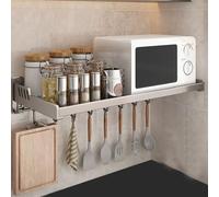 Armoire Cuisine Armoire Metallique Rangement Charge Maximale 80 Kg Utilisation Modulable Crochets Amovibles for Les Salons, Les Cuisines Et Les Salles De Bains Meuble Suspendu(50 * 35cm)