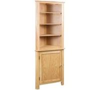 Armoire d angle 59x36x180 cm Bois de chêne massif Marron G