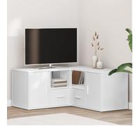 vidaXL Armoire d'angle blanc 160 x 40 x 45 cm bois d'ingénierie