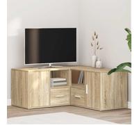 vidaXL Armoire d'angle Chêne Sonoma 160x40x45 cm Bois d'ingénierie Marron