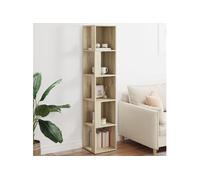 Armoire d angle Chêne sonoma 33x33x164,5 cm Bois d ingénierie