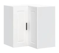 vidaXL Armoire murale d'angle de cuisine Porto Blanc bois d'ingénierie