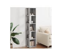 Armoire d angle Sonoma gris 33x33x164,5 cm Bois d ingénierie