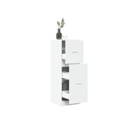 vidaXL Armoire d'apothicaire Blanc 40x41x118 cm en bois d'ingénierie
