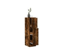 Armoire d apothicaire chêne fumé 30x41x118 cm bois d ingénierie
