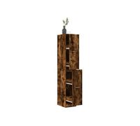 vidaXL Armoire d'apothicaire Chêne fumé 30×41×174,5 cm Bois ingénierie Multicolore